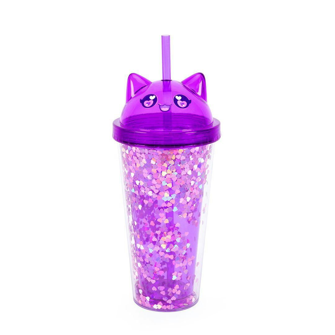 Pokemon Squishmallow Glass Cup + Lid + Straw